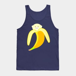 Funny monkey as a banana Tank Top